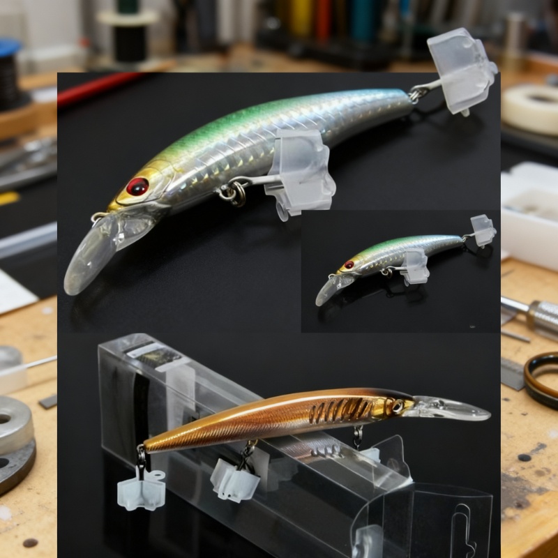 195Pcs Open Slot Treble Hook P - Fishing Lure Making Kit avis et prix