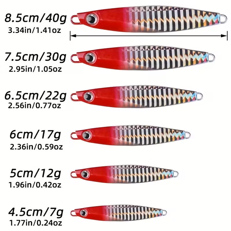 12pcs Fishing Metal Lures Jig  - Fishing Lure Blade Bait avis et prix
