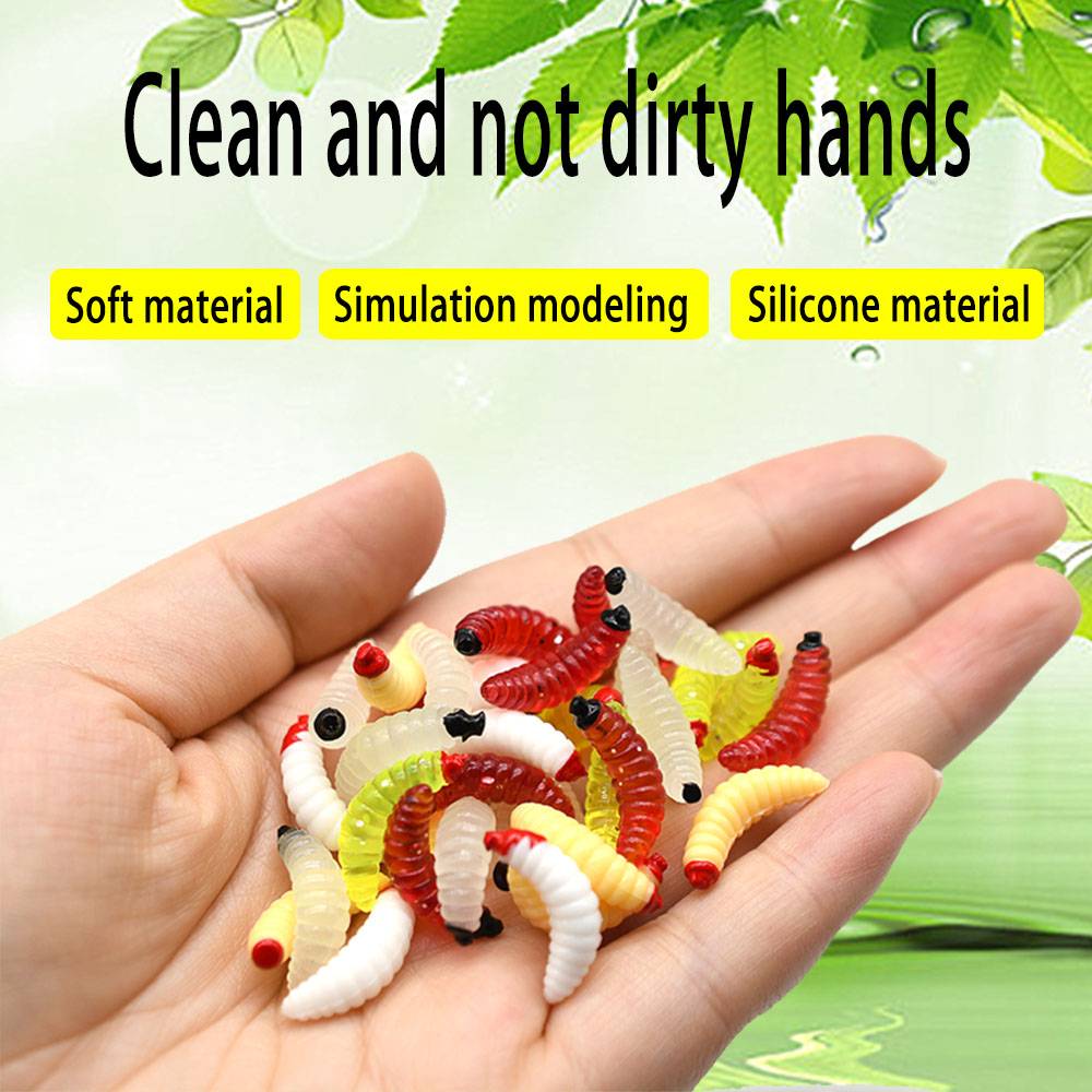 125Pcs Earthworm Fishing Bait  - Fishing Lure Soft Plastic avis et prix