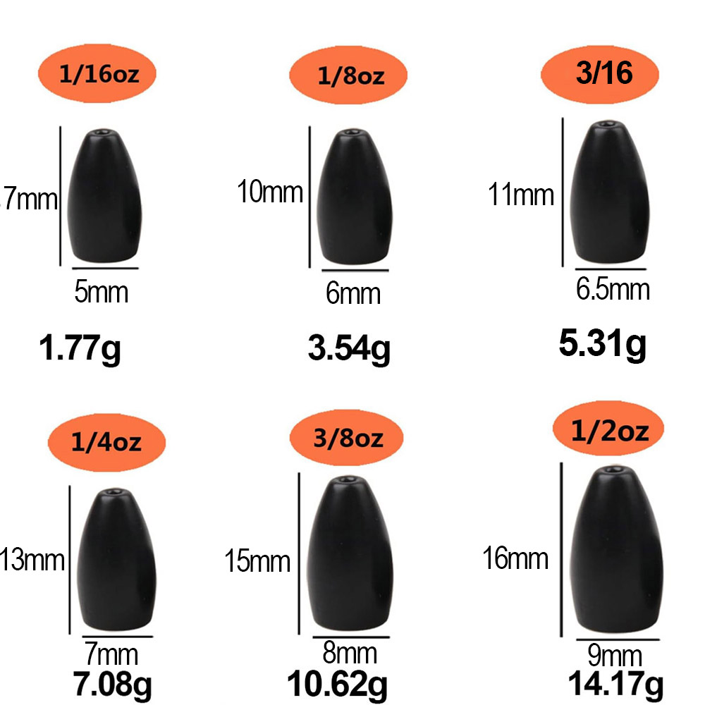 Tungsten Steel Fishing Weights - Fishing Lure Jig avis et prix