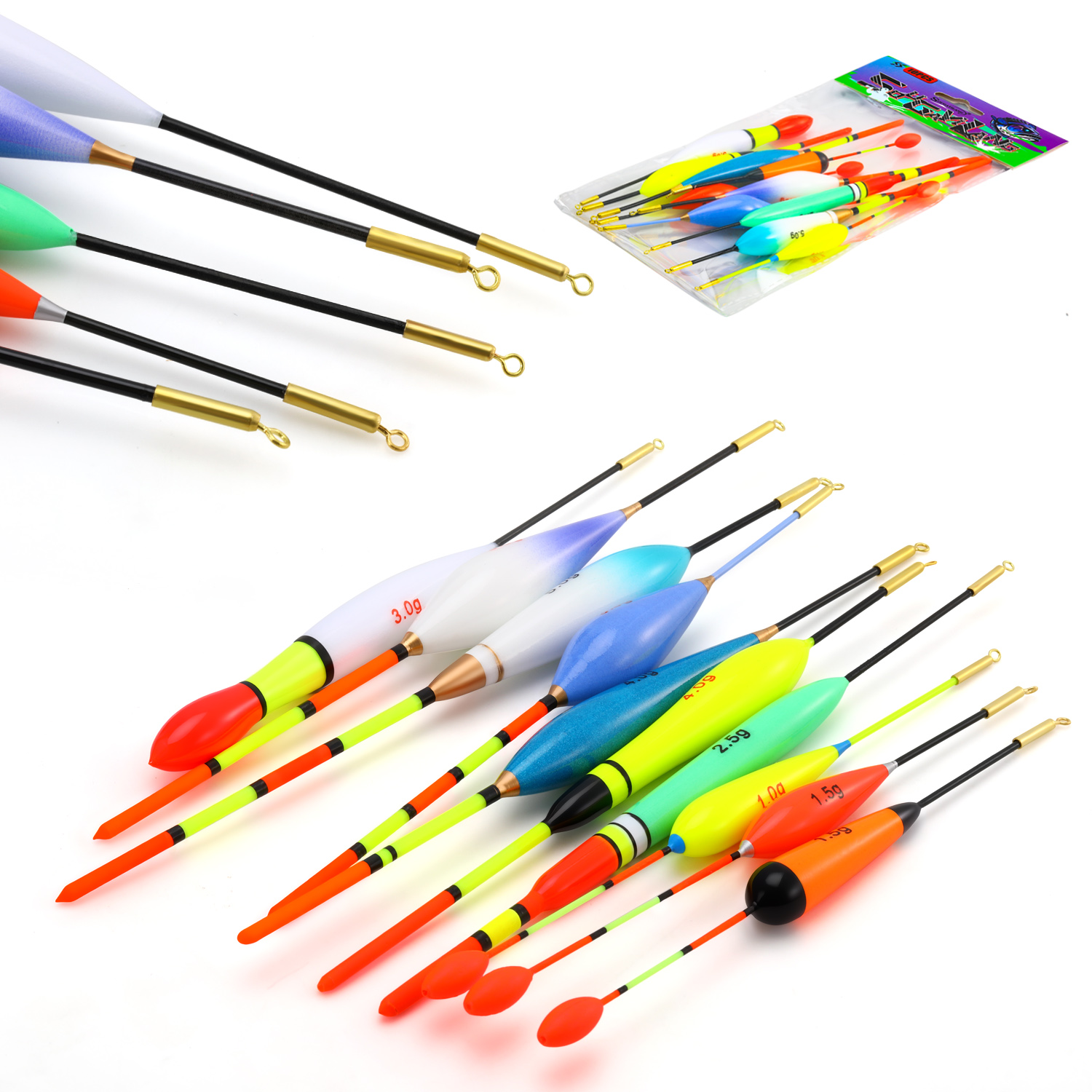 EVA Fishing Float Set 10pc 1.5 - Fishing Lure Topwater avis et prix