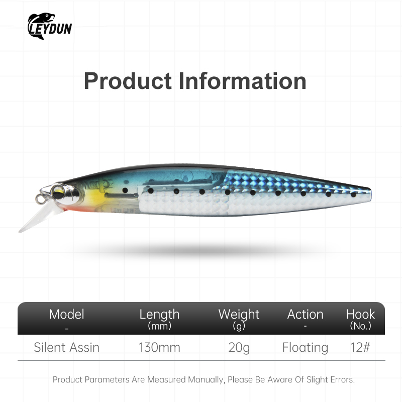 LEYDUN Floating Sea Bass Fishi - Fishing Lure Blade Bait avis et prix