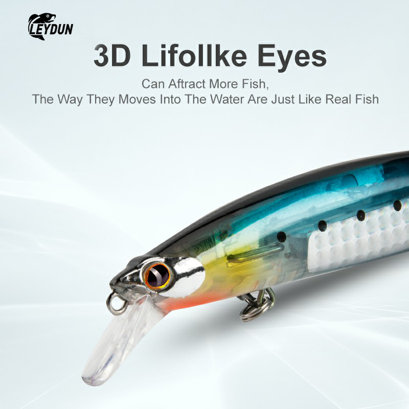 LEYDUN Floating Sea Bass Fishi - Fishing Lure Blade Bait avis et prix